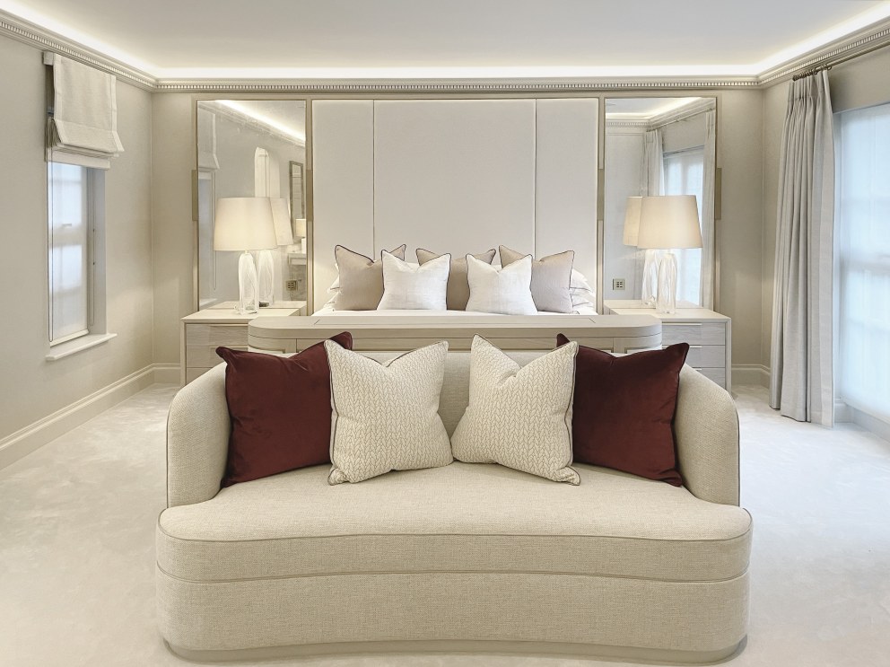 Oxfordshire project | Master bedroom | Interior Designers